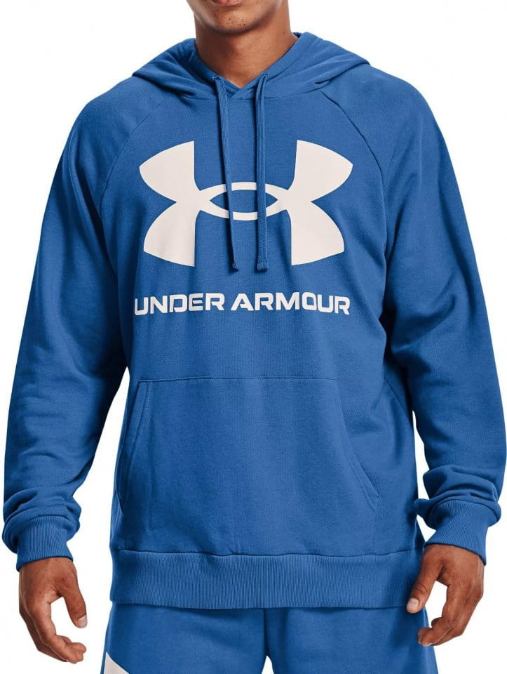 Sweatshirt med hætte Under Armour UA Rival Fleece Big Logo HD-BLU