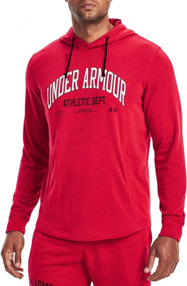 Sweatshirt med hætte Under Armour UA Rival Try Athlc Dept HD-RED