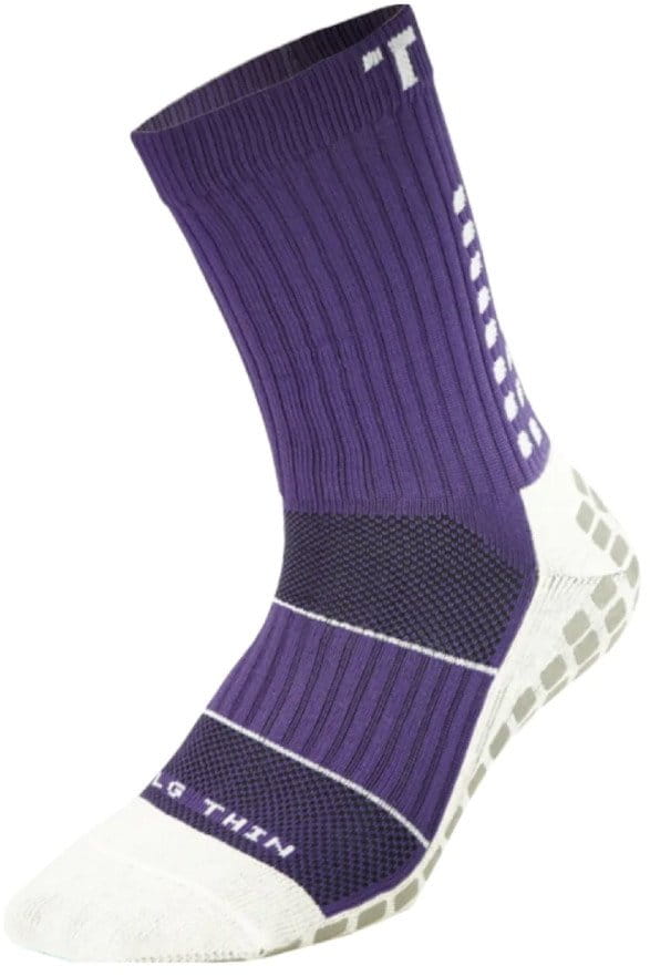 Strømper Trusox Thin 3.0 - Purple with White trademarks