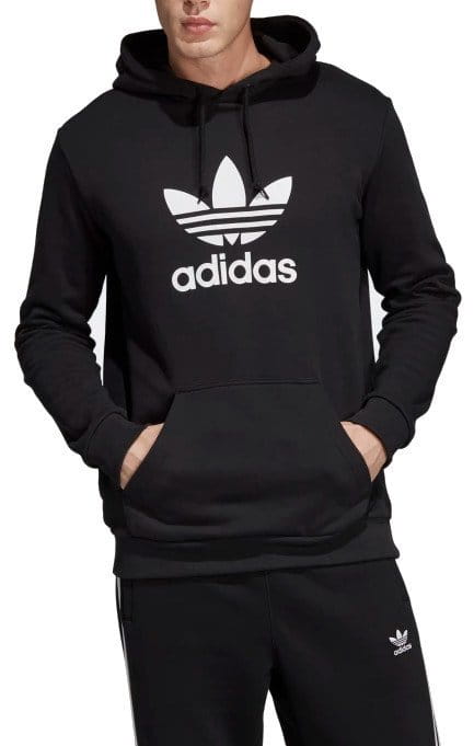 Sweatshirt med hætte adidas Originals TREFOIL HOODIE