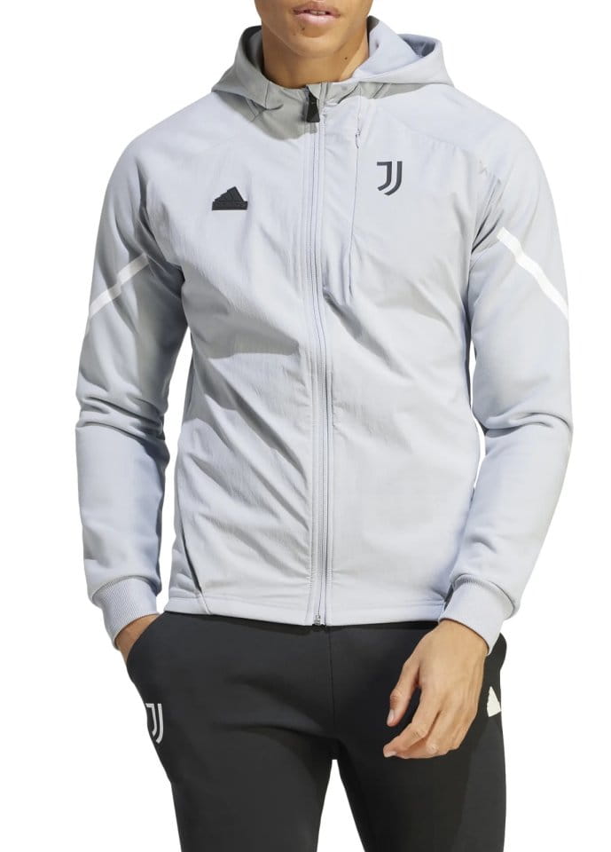 Sweatshirt med hætte adidas JUVE D4GMD FZHD